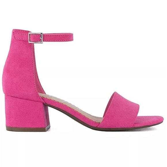 Sugar Womens Padded Insole Ankle Strap Heel Sandals - Picture 2 of 5